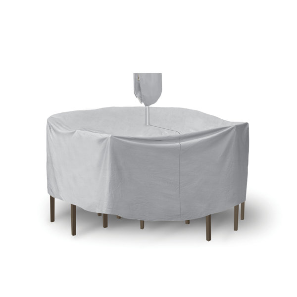 Arlmont & Co. Round Table and Chair Cover with Umbrella Hole & Reviews